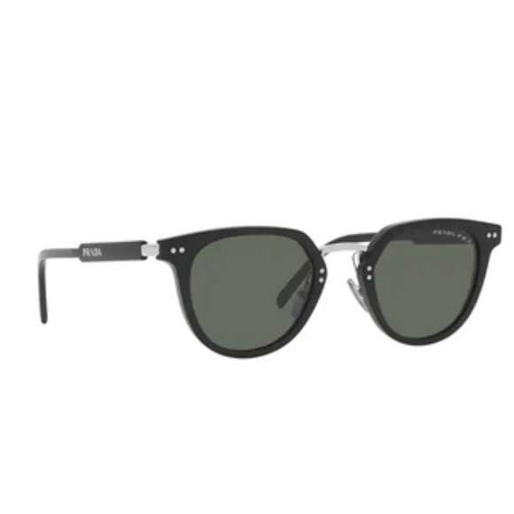 NEW PRADA PR17YS 1AB03R Black/Green Polarized MEN SUNGLASSES PRADA SPR 17Y - Picture 2 of 3